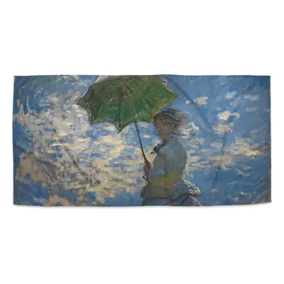 Ručník Dáma se slunečníkem - Claude Monet - 50x100 cm