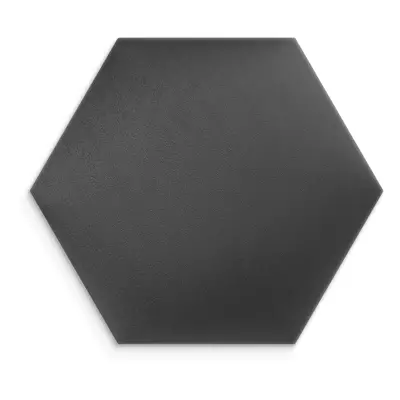 Čalouněný nástěnný panel HEXAGON 40x35 cm grafitová MyBestHome