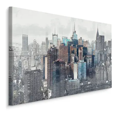 Plátno Panorama Města New Yorku Varianta: 40x30