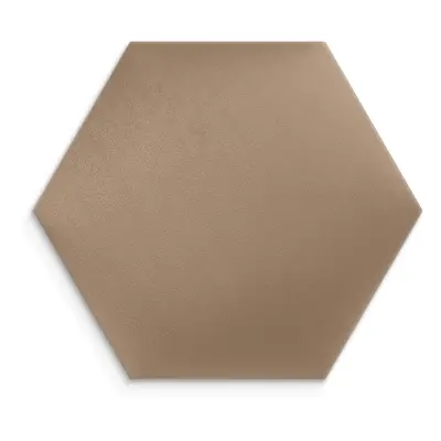 Čalouněný nástěnný panel HEXAGON 40x35 cm béžová MyBestHome