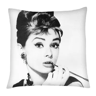 Polštář Audrey Hepburn 01 Mybesthome 40x40 cm Varianta: Povlak na polštář s výplní, 40x40 cm