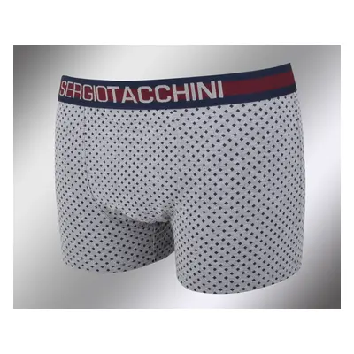 Pánské vzorované boxerky 18478 grigio Sergio Tacchini Velikost: M(5) vel. 50, Barva: grigio