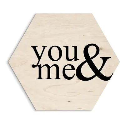 DECOR HEXAGON - YOU & ME 30x30 cm Styler