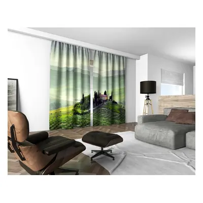 3D dekorační závěs s řasící páskou 126V TOSKÁNSKO 2x160x250 cm set 2 kusy MyBestHome