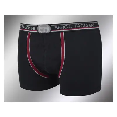 Pánské vzorované boxerky 18421 nero Sergio Tacchini Velikost: M(5) vel. 50, Barva: nero