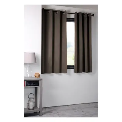 Dekorační závěs s kroužky zatemňující NEW VITORIA - BLACKOUT 135x160 cm taupe (cena za 1 kus) Fr