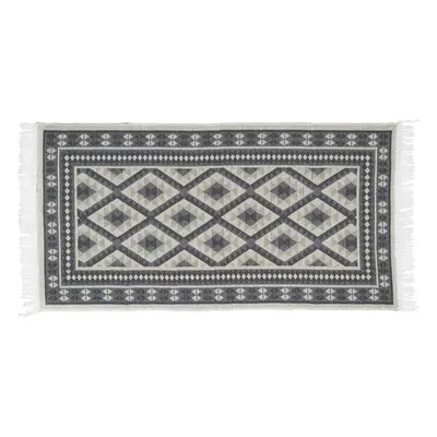 Kusový oboustranný vzorovaný koberec - běhoun KILIM RAM tmavě šedá 70x140 cm Multidecor