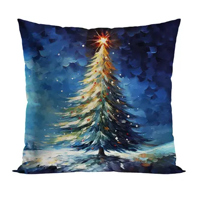 Vánoční polštář COLOURFULL TREE 40x40 cm Mybesthome Varianta: Povlak na polštář s antialergicko