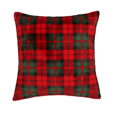 Vánoční polštář | TARTAN | kostkovaný | 45x45 cm | XM22 937853 Varianta: Povlak na polštář - 45x