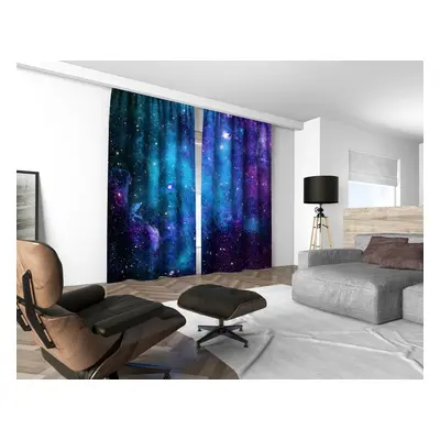 3D dekorační závěs 308V NEBULA 02 2x160x250 cm set 2 kusy MyBestHome