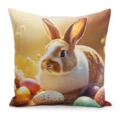 Velikonoční polštář HAPPY EASTER XI. 40x40 cm Mybesthome Varianta: Povlak na polštář s prošívan