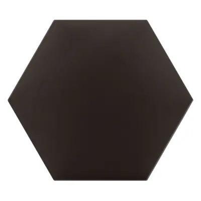 Čalouněný nástěnný panel s EKO KŮŽÍ HEXAGON 30x26 cm hnědá MyBestHome