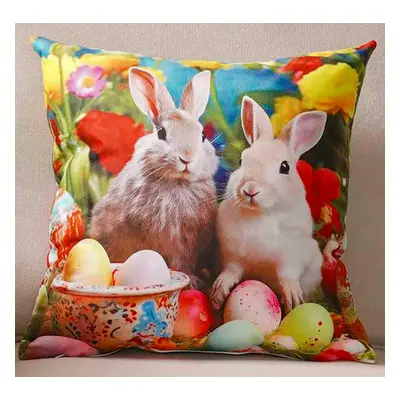 Velikonoční polštář BUNNY FRIENDS II. 40x40 cm Mybesthome Varianta: Povlak na polštář, 40x40 cm