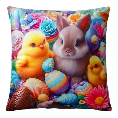 Velikonoční polštář NEW EASTER FRIENDS I. 40x40 cm Mybesthome Varianta: Povlak na polštář s pro