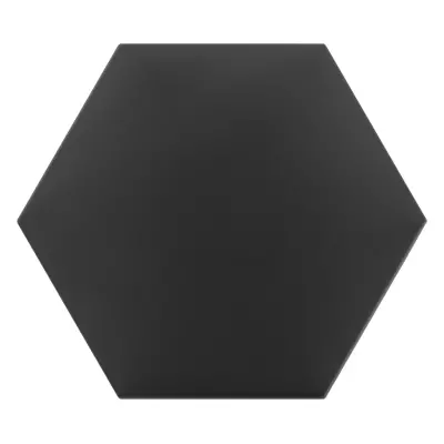 Čalouněný nástěnný panel s EKO KŮŽÍ HEXAGON 30x26 cm grafitová MyBestHome