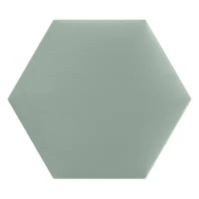 Čalouněný nástěnný panel HEXAGON 40x35 cm mátová MyBestHome