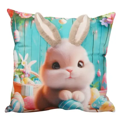 Velikonoční polštář 3D HELLO BUNNY V. 40x40 cm Mybesthome Varianta: Povlak na polštář, 40x40 cm