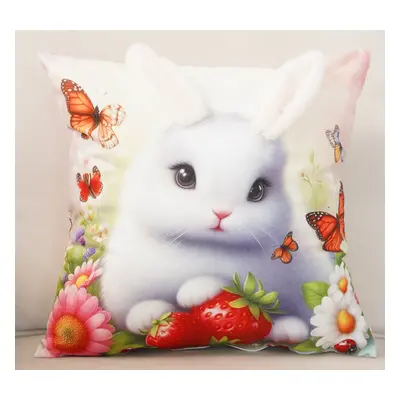 Velikonoční polštář 3D HELLO BUNNY VI. 40x40 cm Mybesthome Varianta: Povlak na polštář, 40x40 c