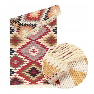 Kusový oboustranný vzorovaný koberec KILIM GOLD PREMIUM - AZTECKI více rozměrů Multidecor Rozměr