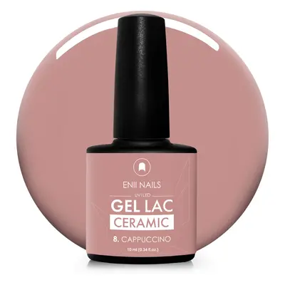 Gel lak Ceramic 08 Capuccino - gelový lak bez HEMA, 10 ml