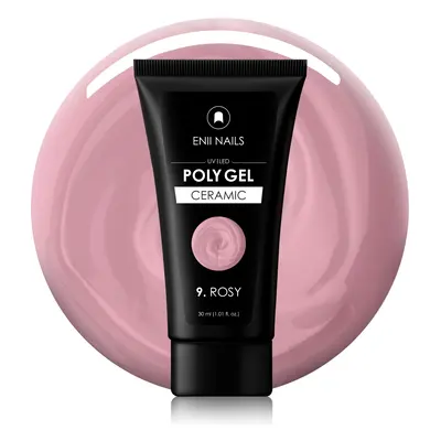 Polygel Ceramic 9 Rosy - polygel v tubě, 30 ml