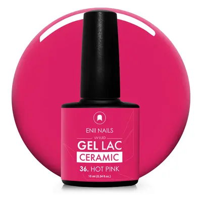 Gel lak Ceramic 36 Hot Pink - gelový lak bez HEMA, 10 ml