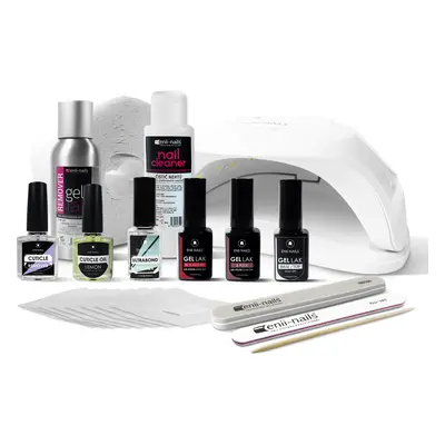 ENII-NAILS ENII Amazing Gel lak sada Gel lak s UV/LED lampou, 54w