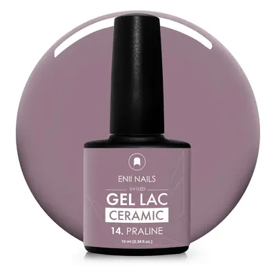 Gel lak Ceramic 14 Praline - gelový lak bez HEMA, 10 ml