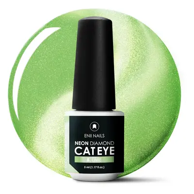 Magnetický Gel lak Neon Diamond Cat Eye 8 Lime 5 ml