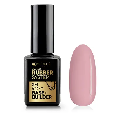 Rubber system 2 in 1 base & builder ROSY 11ml