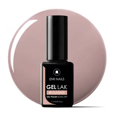 ENII-NAILS Gel lak 57 Glamour - nude 11 ml