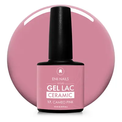 Gel lak Ceramic 17 Cameo Pink - gelový lak bez HEMA, 10 ml