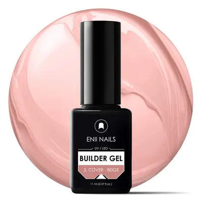 Builder gel v lahvičce 3. Cover-Beige - stavební gel 11 ml