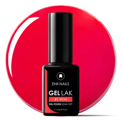 ENII-NAILS Gel lak 51 Bikini neon 11 ml (nedostupné)