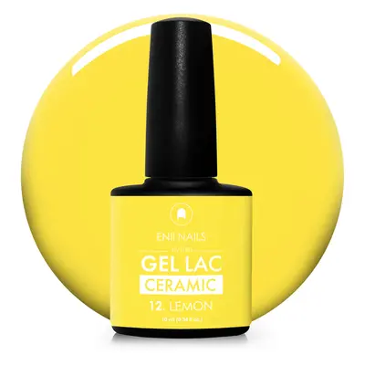 Gel lak Ceramic 12 Lemon - gelový lak bez HEMA, 10 ml