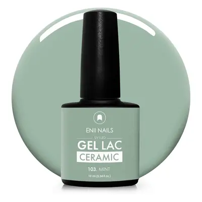 Gel lak Ceramic 103 Mint - gelový lak bez HEMA, 10 ml