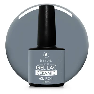 Gel lak Ceramic 63 Iron - gelový lak bez HEMA, 10 ml