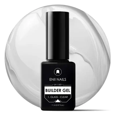 Builder gel v lahvičce 1. GLASS-CLEAR