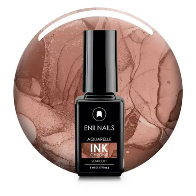 ENII-NAILS Zdobící Lak AQUARELLE INK CHROME 3. BRONZE