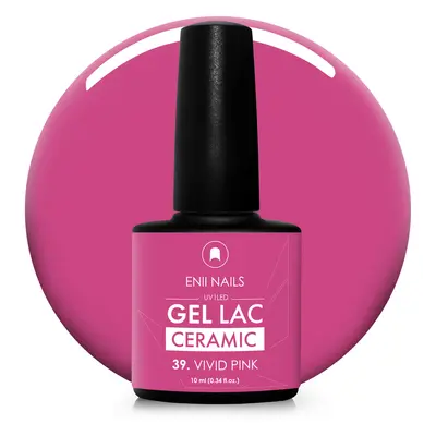 Gel lak Ceramic 39 Vivid Pink - gelový lak bez HEMA, 10 ml