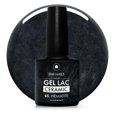 Gel lak Ceramic 65 Hematite - gelový lak bez HEMA, 10 ml