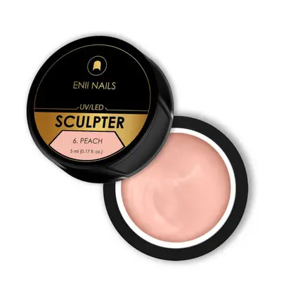 Sculpter 6 Peach - stavební UV/LED gel 5 ml