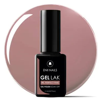 ENII-NAILS Gel lak 91 Perfect Pink 11 ml