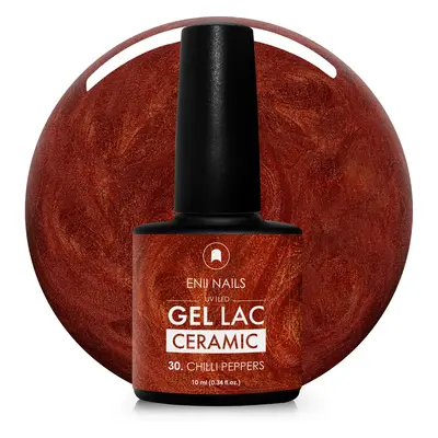 Gel lak Ceramic 30 Chilli Pepper - gelový lak bez HEMA, 10 ml