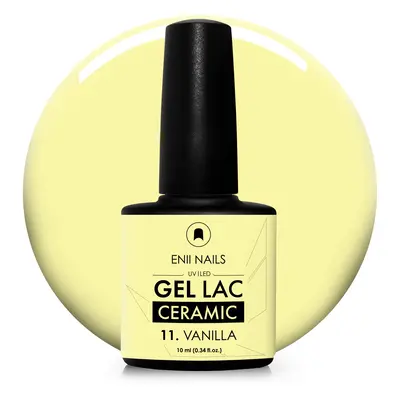 Gel lak Ceramic 11 Vanilla - gelový lak bez HEMA, 10 ml