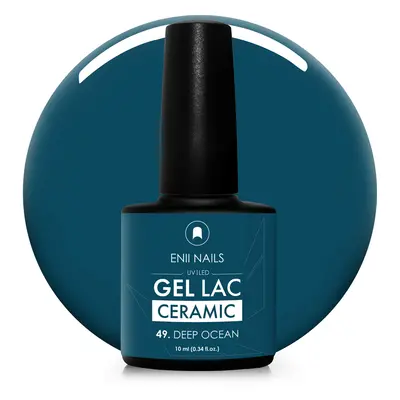 Gel lak Ceramic 49 Deep Ocean - gelový lak bez HEMA, 10 ml