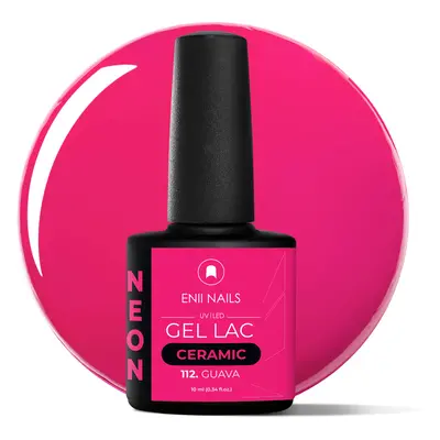 Gel lak Ceramic 112 Guava - gelový lak bez HEMA, 10 ml