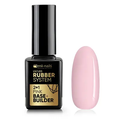 ENII-NAILS Rubber system base & builder - PINK 11ml