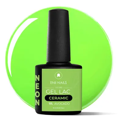 Gel lak Ceramic 111 Avocado - gelový lak bez HEMA, 10 ml