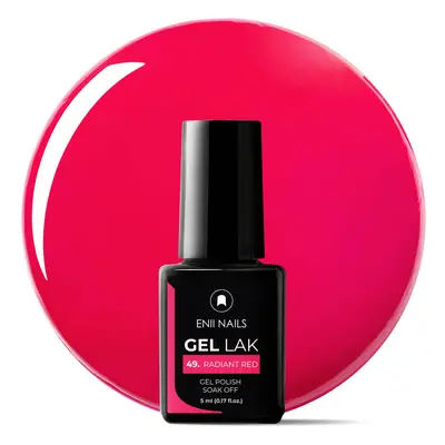 Gel lak 49 Radiant Red 5 ml